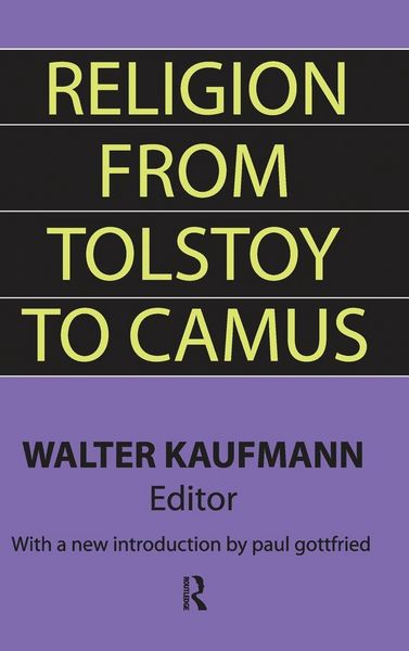 Produktbild: Religion from Tolstoy to Camus
