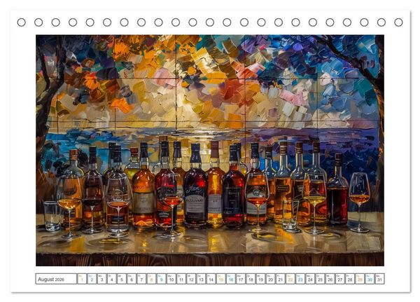 Produktbild: Spirit of Whisky (Tischkalender 2026 DIN A5 quer), CALVENDO Monatskalender