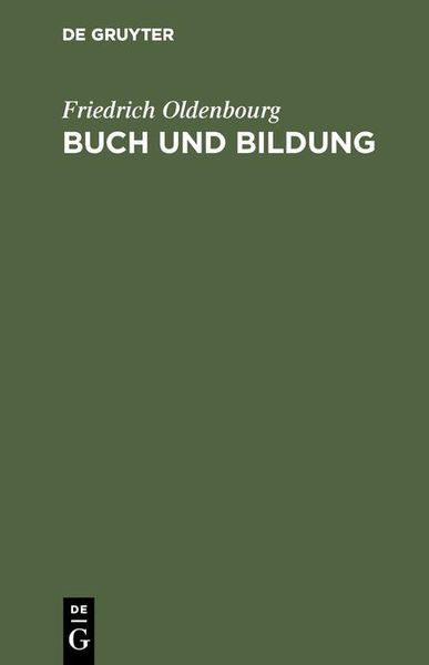 Produktbild: Buch und Bildung