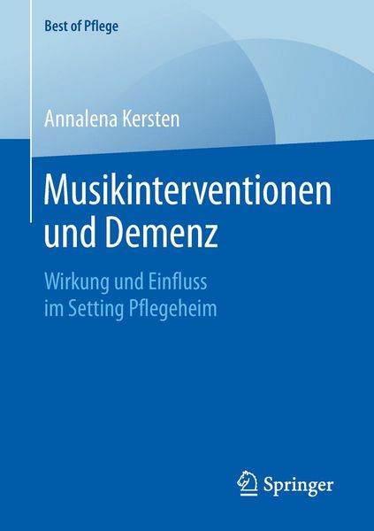 Produktbild: Musikinterventionen und Demenz