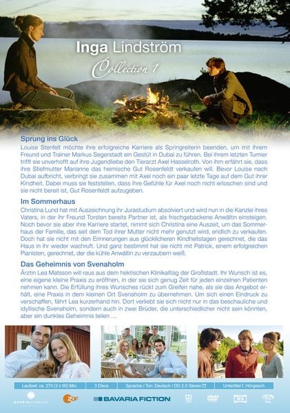 Produktbild: Inga Lindstr&ouml;m Collection 1 [3 DVDs]