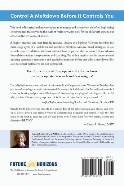 Produktbild: Autism and Difficult Moments, 25th Anniversary Edition