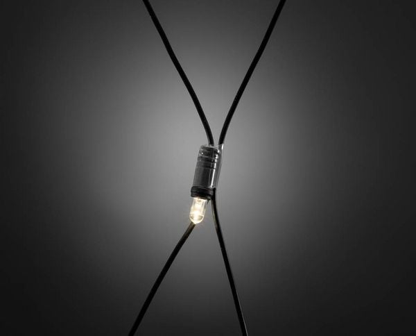 Produktbild: Konstsmide LED Lichtervorhang-System-Erweiterung Eisregen 24V Lichtervorhang Warmwei&szlig;