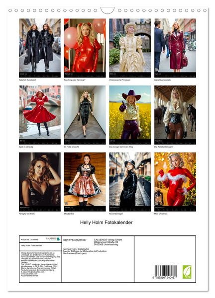 Produktbild: Helly Holm Fotokalender (Wandkalender 2026 DIN A3 hoch), CALVENDO Monatskalender