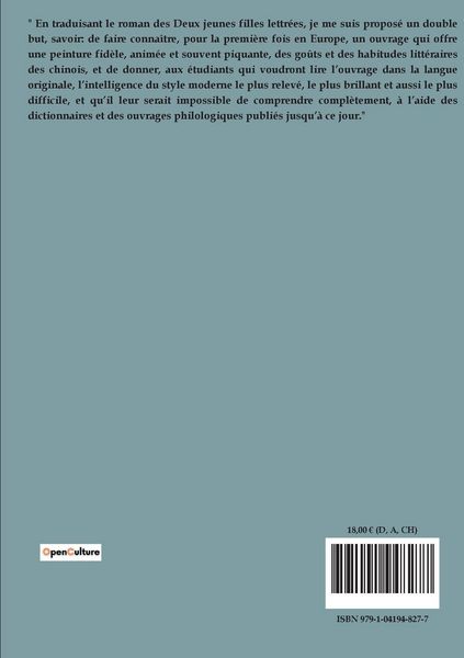 Produktbild: Les deux jeunes filles lettr&eacute;es
