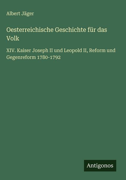 Produktbild: Oesterreichische Geschichte f&uuml;r das Volk