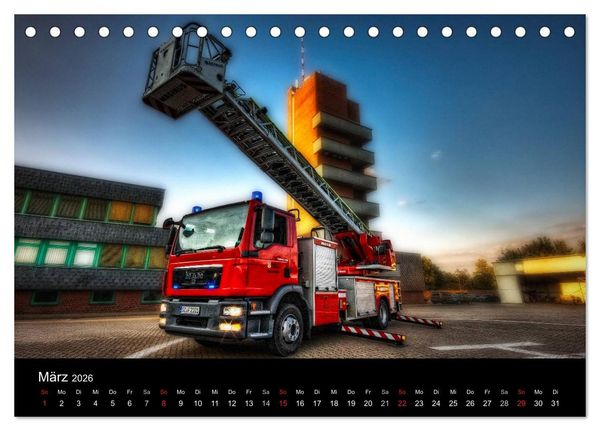 Produktbild: Berufsfeuerwehr Salzgitter (Tischkalender 2026 DIN A5 quer), CALVENDO Monatskalender