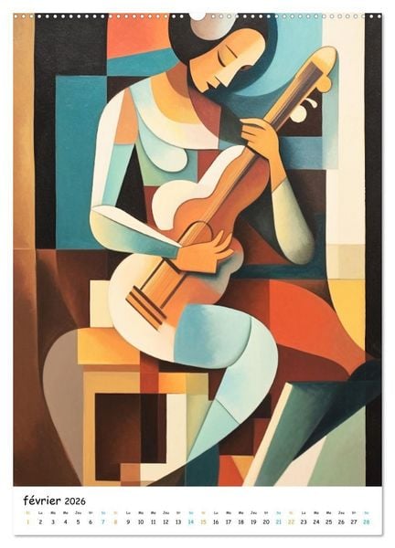 Produktbild: Ballade symphonique (Calendrier mural 2026 DIN A2 horizontal) calendrier de bureau
