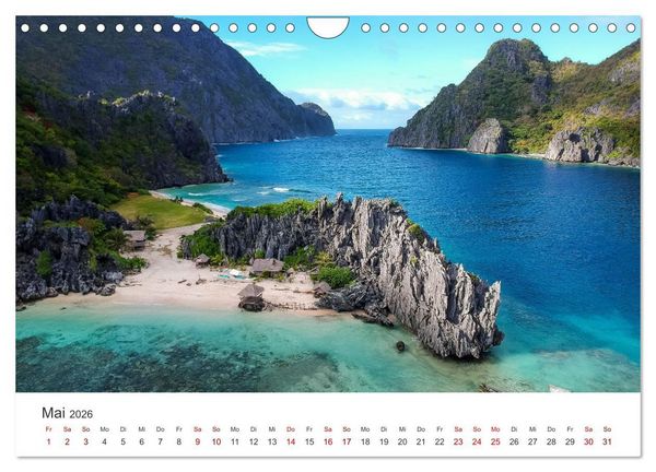 Produktbild: Philippinen - Eine Reise ins Paradies. (Wandkalender 2026 DIN A4 quer), CALVENDO Monatskalender