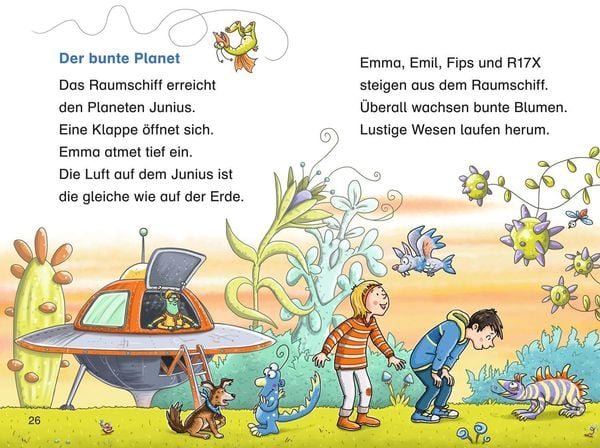 Produktbild: Duden Leseprofi &ndash; Die verr&uuml;ckte Reise ins All, 1. Klasse