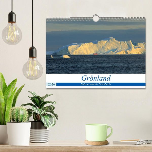 Produktbild: Gr&ouml;nland - Ilulissat und die Diskobucht (Wandkalender 2026 DIN A4 quer), CALVENDO Monatskalender