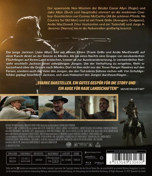 Produktbild: No Man's Land - Crossing the Line