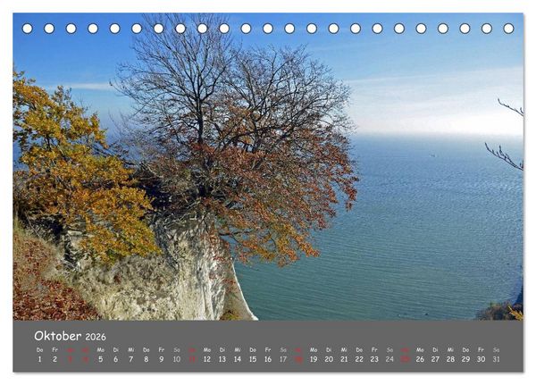 Produktbild: R&uuml;gen &ndash; Insel der Superlative (Tischkalender 2026 DIN A5 quer), CALVENDO Monatskalender