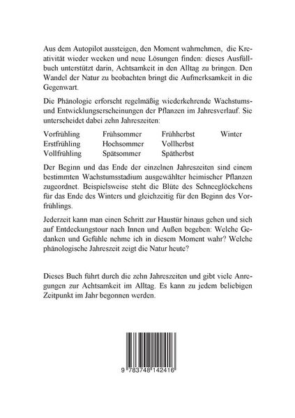 Produktbild: Achtsam durch die zehn Jahreszeiten