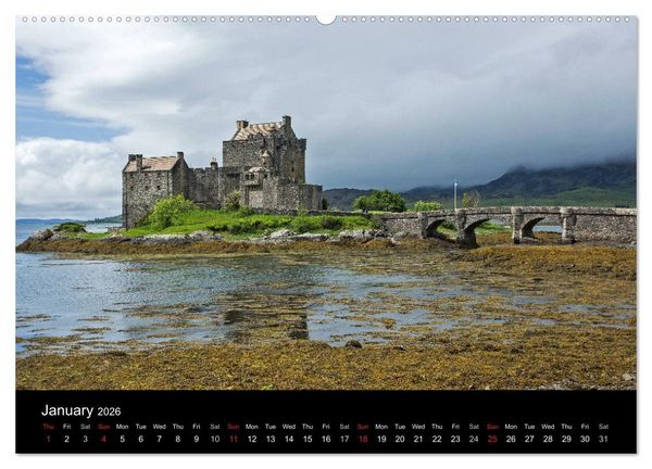 Produktbild: Historic Scotland (High Quality Premium Wall Calendar 2026 DIN A2 landscape),CALVENDO 12 Month Wall Calendar
