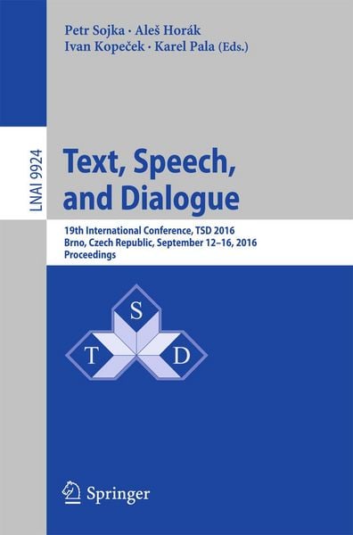 Produktbild: Text, Speech, and Dialogue