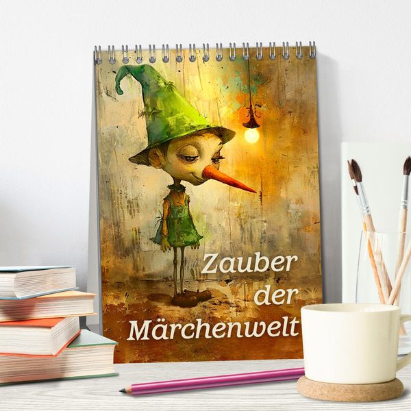 Produktbild: Zauber der M&auml;rchenwelt (Tischkalender 2026 DIN A5 hoch), CALVENDO Monatskalender