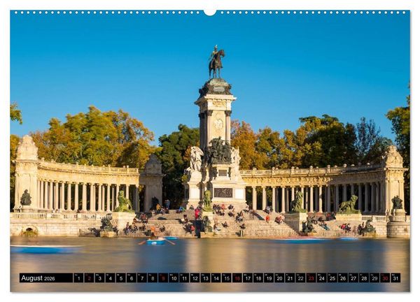 Produktbild: Metropole Madrid (hochwertiger Premium Wandkalender 2026 DIN A2 quer), Kunstdruck in Hochglanz