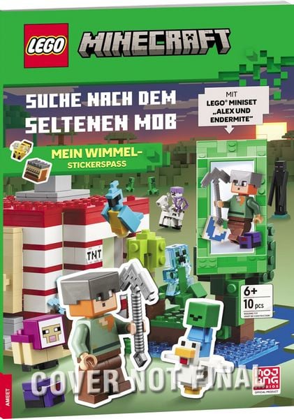 Produktbild: LEGO&reg; Minecraft&reg; - Suche nach dem seltenen Mob - Mein Wimmel-Stickerspa&szlig;