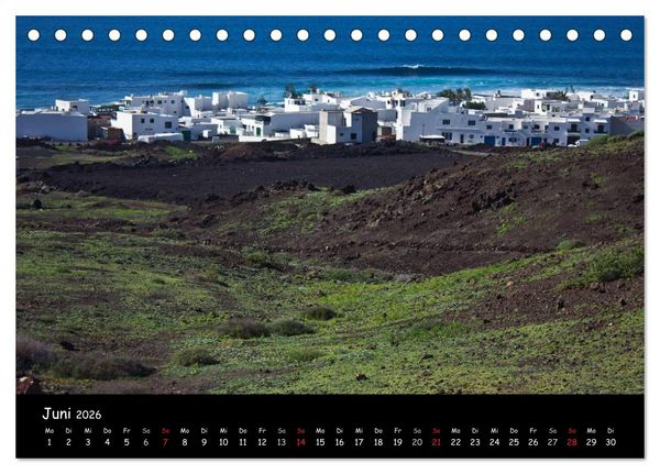 Produktbild: Lanzarote (Tischkalender 2026 DIN A5 quer), CALVENDO Monatskalender