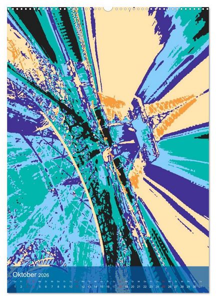 Produktbild: Paris pop-art (hochwertiger Premium Wandkalender 2026 DIN A2 hoch), Kunstdruck in Hochglanz