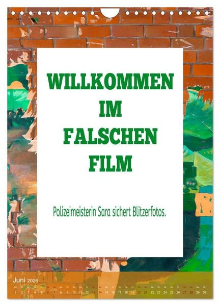 Produktbild: Lach du nur! - Flotte Spr&uuml;che schnell erkl&auml;rt (Wandkalender 2026 DIN A4 hoch), CALVENDO Monatskalender