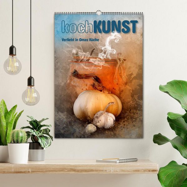 Produktbild: kochKUNST Verliebt in Omas K&uuml;che (Wandkalender 2026 DIN A2 hoch), CALVENDO Monatskalender