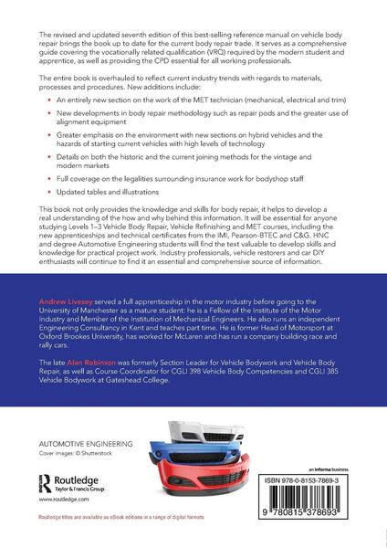 Produktbild: The Repair of Vehicle Bodies