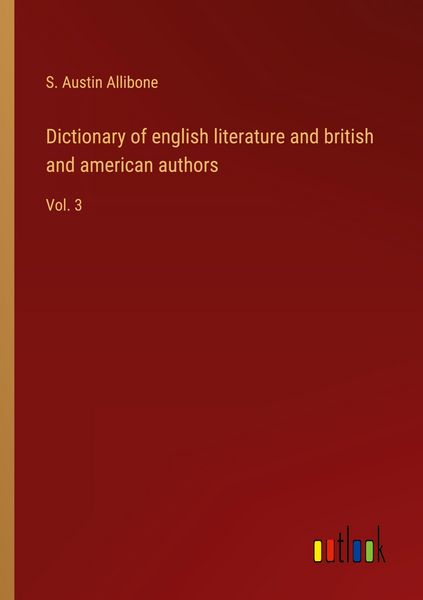 Produktbild: Dictionary of english literature and british and american authors