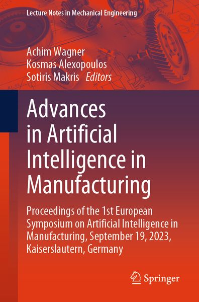 Produktbild: Advances in Artificial Intelligence in Manufacturing