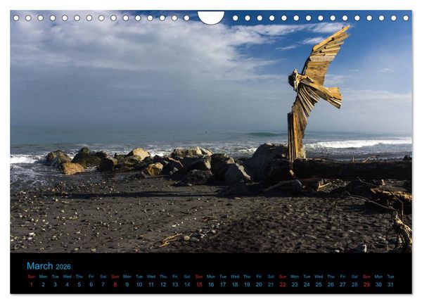 Produktbild: New Zealand - A bicycle adventure (Wall Calendar 2026 DIN A4 landscape), CALVENDO 12 Month Wall Calendar