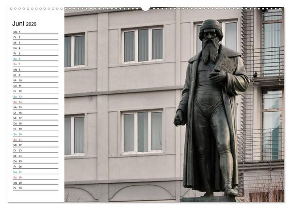 Produktbild: Mainz - Ansichtssache (Wandkalender 2026 DIN A2 quer), CALVENDO Monatskalender