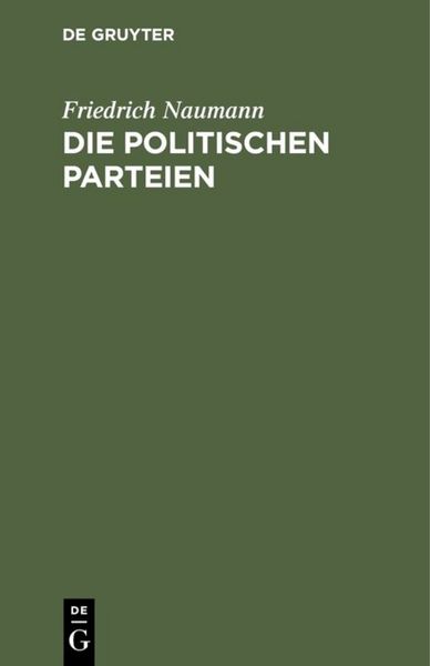 Produktbild: Die politischen Parteien