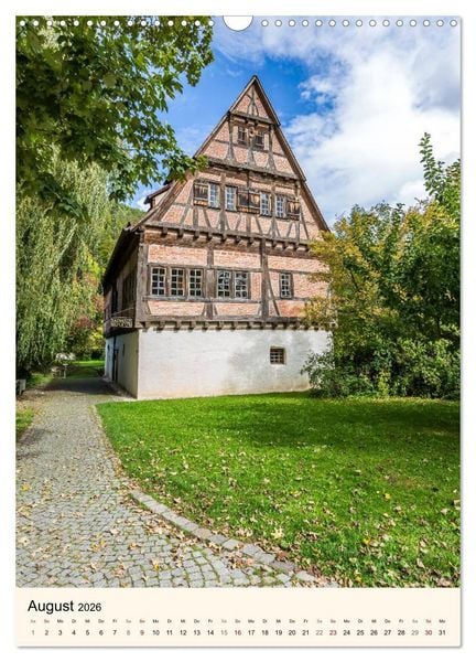 Produktbild: T&Uuml;BINGEN UND BLAUBEUREN Historische Schw&auml;bische Alb (Wandkalender 2026 DIN A3 hoch), CALVENDO Monatskalender