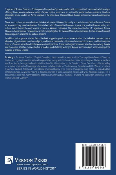 Produktbild: Legacies of Ancient Greece in Contemporary Perspectives