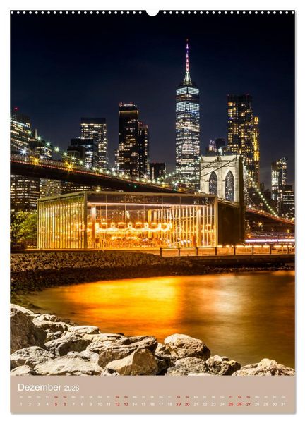 Produktbild: NEW YORK CITY Architektur und Atmosph&auml;re (Wandkalender 2026 DIN A2 hoch), CALVENDO Monatskalender