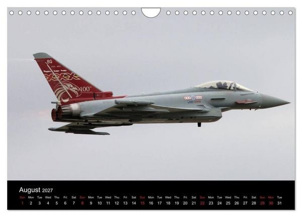 Produktbild: The Mighty Eurofighter Typhoon (Wall Calendar 2027 DIN A4 landscape), CALVENDO 12 Month Wall Calendar