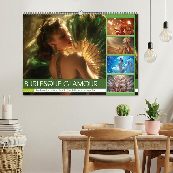 Produktbild: Burlesque Glamour (Wandkalender 2027 DIN A2 quer), CALVENDO Monatskalender