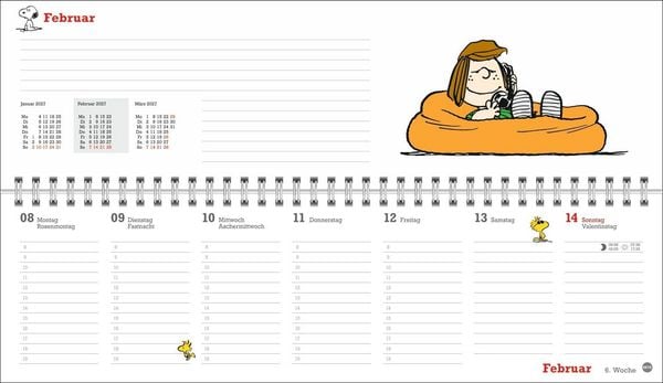 Produktbild: Peanuts Wochenquerplaner 2027