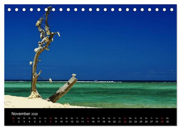 Produktbild: Mauritius - Moments (Tischkalender 2026 DIN A5 quer), CALVENDO Monatskalender