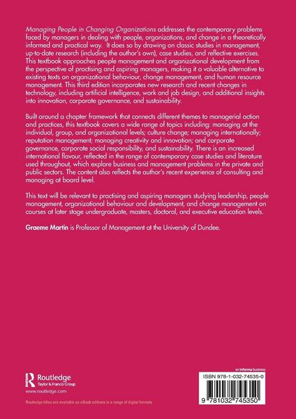 Produktbild: Managing People in Changing Organizations