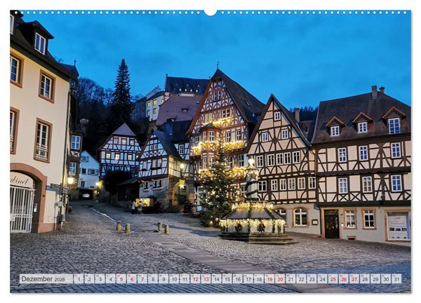 Produktbild: Miltenberg neu entdeckt (Wandkalender 2026 DIN A2 quer), CALVENDO Monatskalender