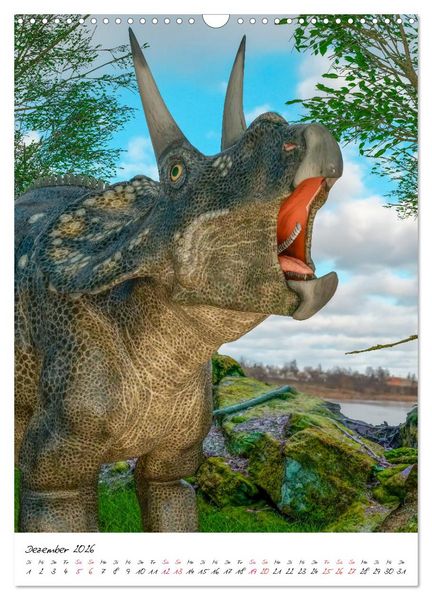 Produktbild: Dinosaurier aus der Vergangenheit (Wandkalender 2026 DIN A3 hoch), CALVENDO Monatskalender