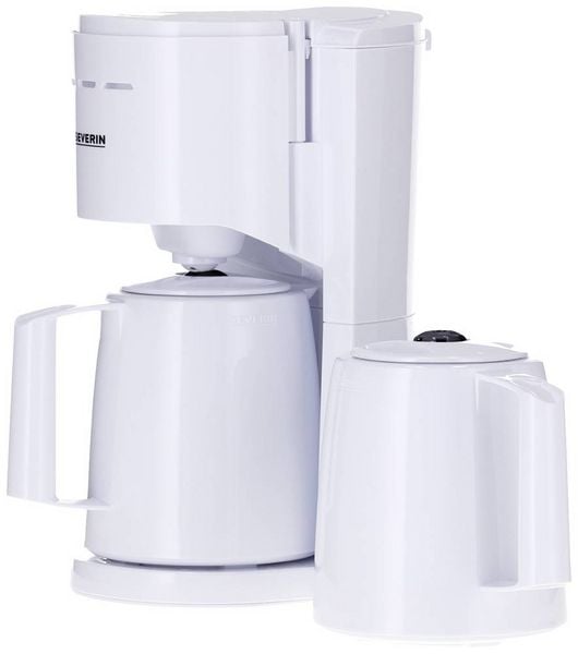 Produktbild: Severin KA 9309 Kaffeemaschine Wei&szlig; Isolierkanne