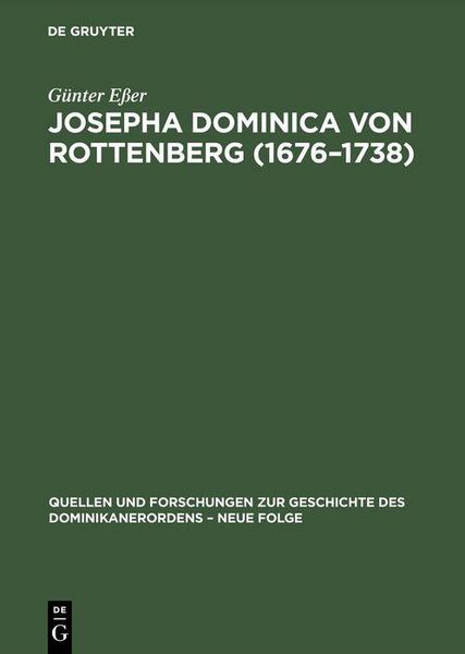 Produktbild: Josepha Dominica von Rottenberg (1676-1738)