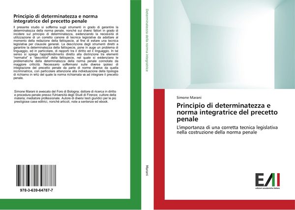 Produktbild: Principio di determinatezza e norma integratrice del precetto penale