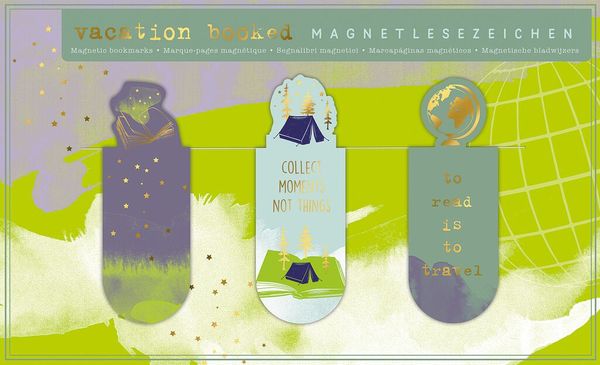 Produktbild: moses. libri_x Lit. Magnetlesezeichen Vacation booked