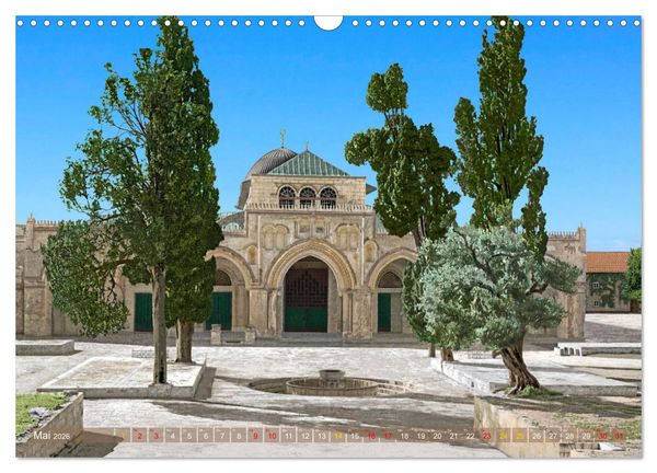 Produktbild: Altes Jerusalem um das Jahr 1900 - Fotos neu restauriert und koloriert (Wandkalender 2026 DIN A3 quer), CALVENDO Monatskalender