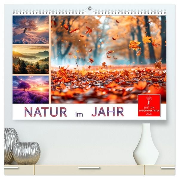 Produktbild: Natur im Jahr (hochwertiger Premium Wandkalender 2026 DIN A2 quer), Kunstdruck in Hochglanz