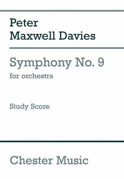 Produktbild: Symphony No. 9 for Orchestra
